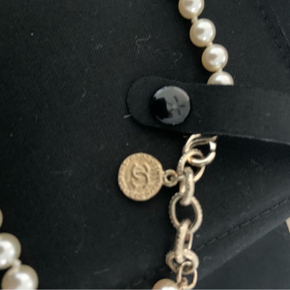 CHANEL Chanel Necklace Pearl CC 100th Anniversary 44cm w/Box Limited AUTHENTIC - Picture 2 of 4